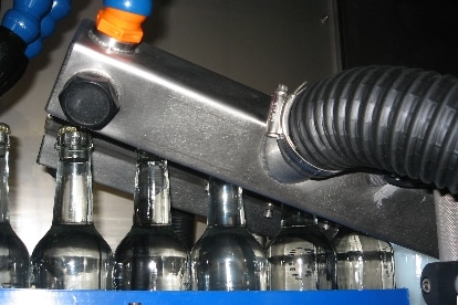 Luftsystem zur Flaschentrocknung