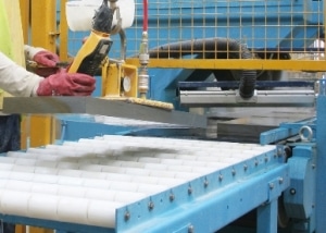 Airknife bei der Trocknung von Steinplatten