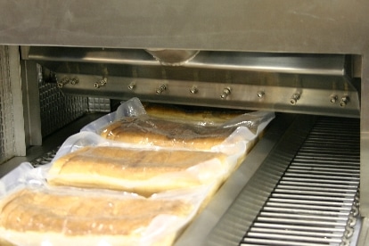 Anlage zur Trocknung von Vakuumverpackungen