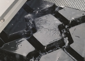 Gummi mit unserem Air Knife Trocknungssystem trocknen