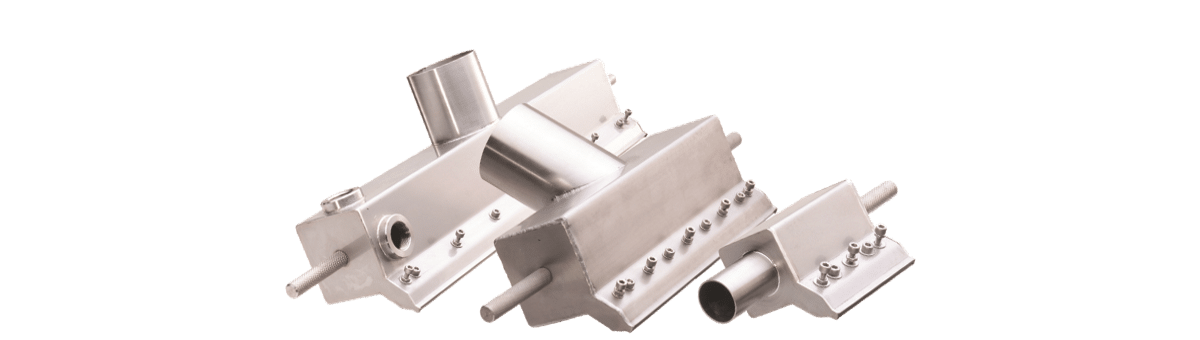 Mehrere Teile einer Airknife Luftklinge