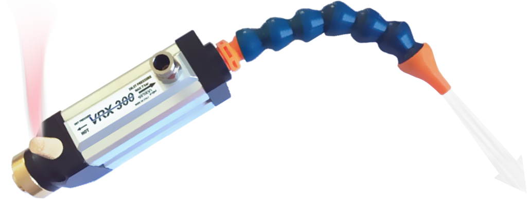 Modellbild eines Wirbelrohrs