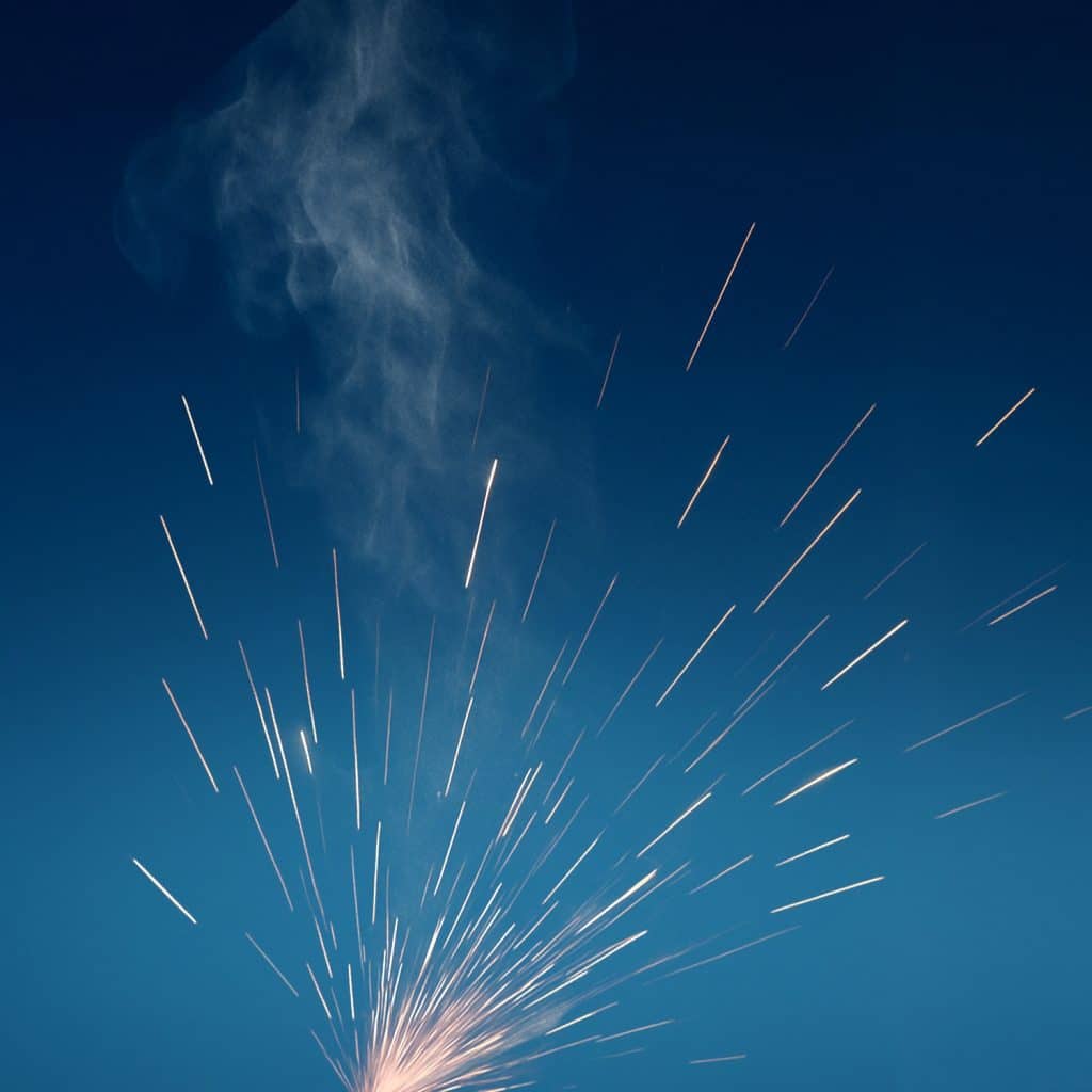 Visuelle Darstellung von Schweißrauch