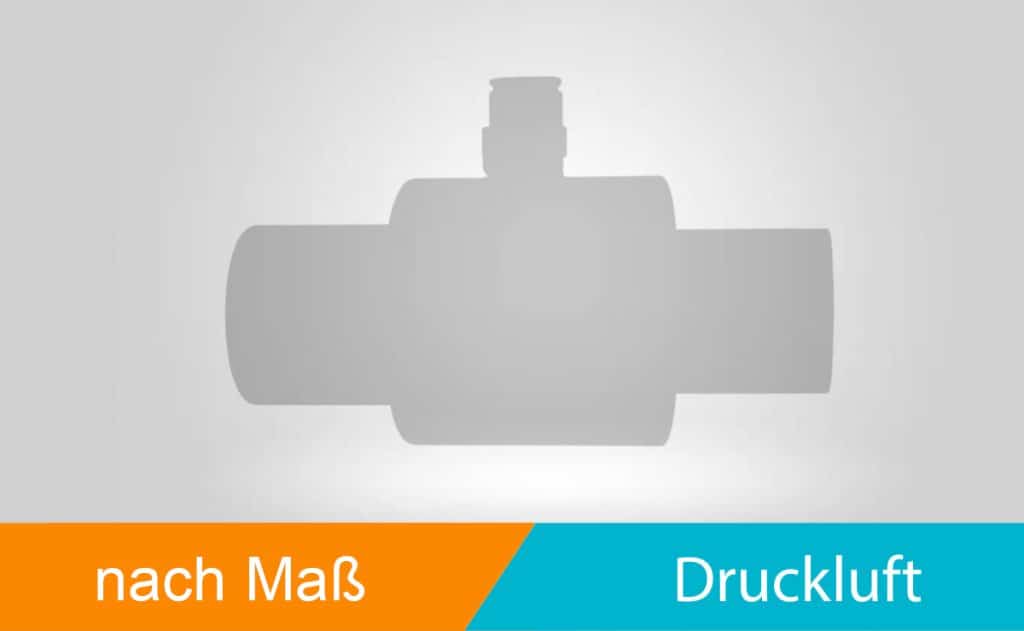 Schematische Darstellung einer Vakuumförderer Sonderanfertigung