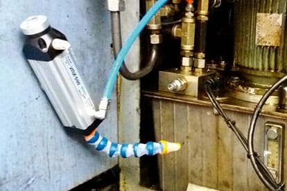 Wirbelrohr zur Kühlung elektrischer Komponenten